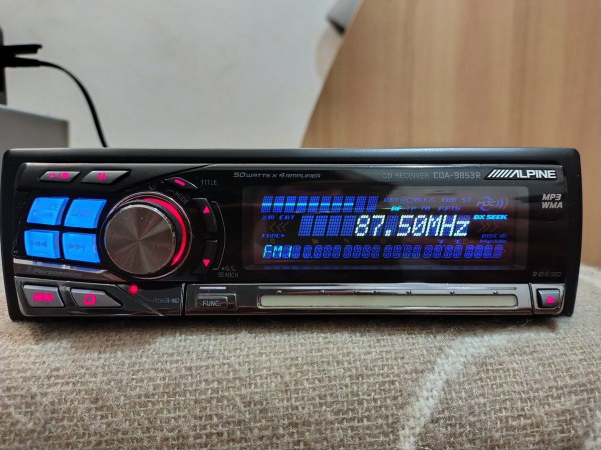 Alpine CDA-9853R Car Stereo Mobile Media Station Fully
