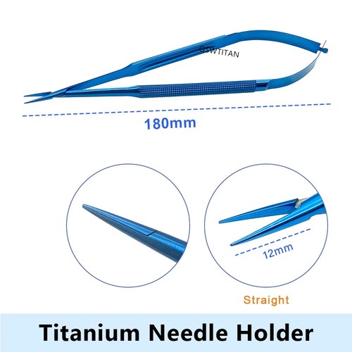 Ophthalmic Needle Holders forceps Needle Holding Pliers surgical Instruments - Picture 35 of 36