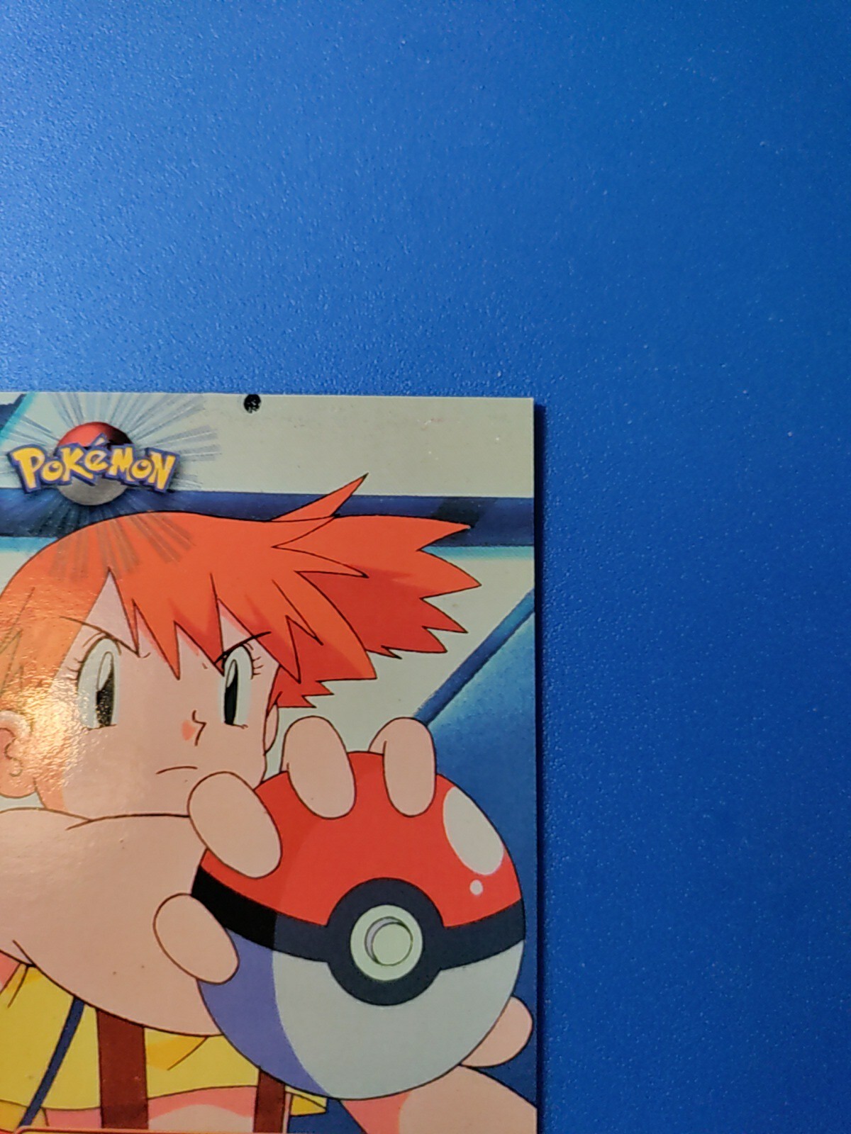 1999 Pokemon Misty Black TV3 Topps Oval Nintendo TV Animation Edition Series 1 - Picture 5 of 6