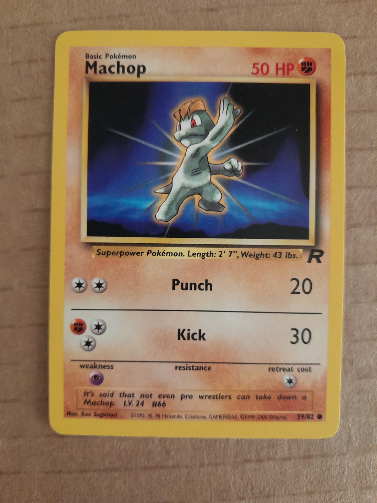 Pokemon Machop 59/82 Team Rocket NM-Mt See Pictures