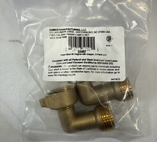 2 Pack  Camco  22507  Hose Connector 90 Degree Elbow With Gripper  5/8 Inch NPT