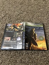 XBOX 360 HALO 3 ORIGINAL COVER ART NO GAME DISC Comes With Black Case