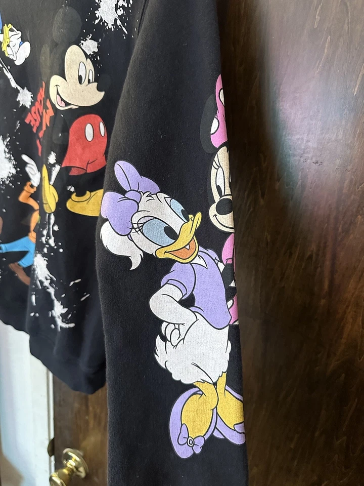 Disney  Mickey Mouse and Friends  Sweatshirt - Black Size Small   - Image 2 of 4