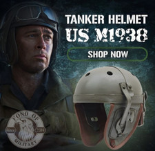 US M1938 Tanker Helmet WWII US Tanker Jeep Helmet Replica World's Best Selling