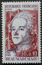 Timbre - FRANCE - Beaumarchais - 1967 - Neuf ** - YT1512