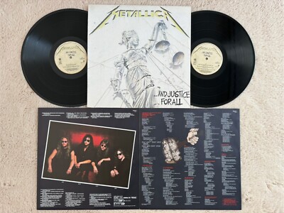 METALLICA And Justice For All VINYL 2LP Vertigo 1988 PRS