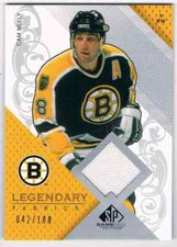 2007-08 SP GAME USED LEGENDARY FABRICS CAM NEELY JERSEY 1 COLOR 042/100 BOSTON