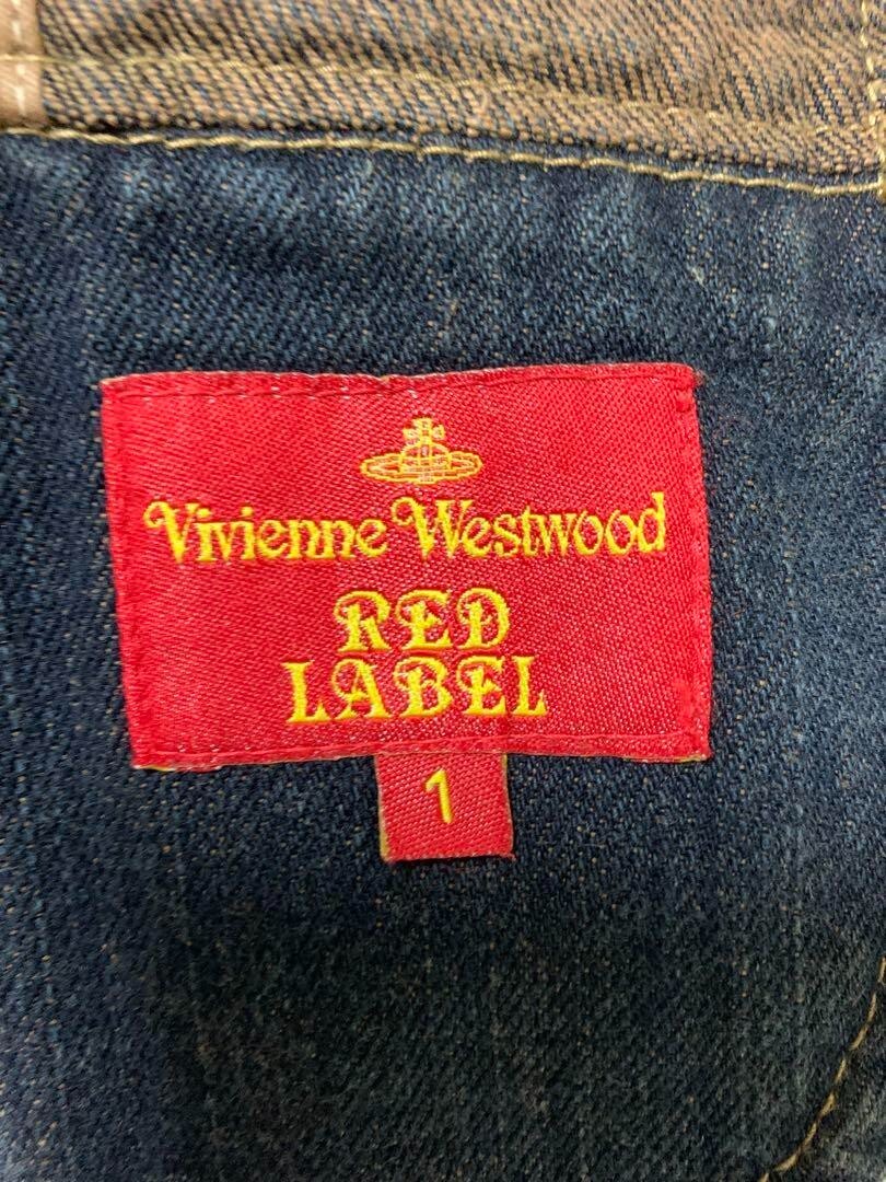 美品 希少 Vivienne Westwood ラブジャケット デニム M Vivienne Westwood Denim Love Jacket Rare Red Label Size 1 (S