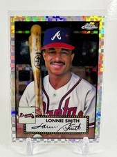 ✅ 2021 Topps Chrome Platinum X-Fractor #595 Lonnie Smith - Atlanta Braves