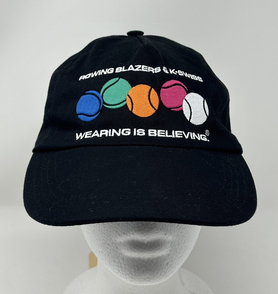 Rowing Blazers x K-Swiss Hat Cap Black SnapBack Tennis Pickleball New York  OSFA