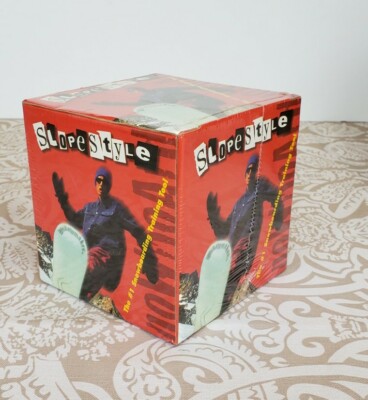 Vintage 1996 SLOPESTYLE Snowboarding Training Tool PC Computer Game Sealed 90's