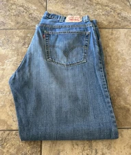 Levi Strauss 559 Relaxed Straight Blue Jeans Men's Denim Sz 40X30 Fit 39X29