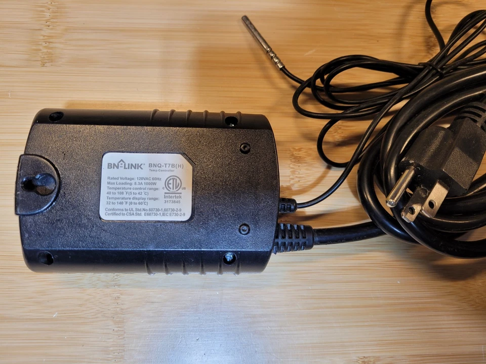 BN-LINK BNQ-T7B(H) Digital Temperature Controller – 120V – Tested Works - Image 2 of 2