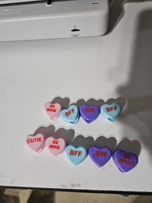 Valentines Day 3d Printer Straw Toppers