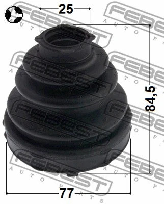FEBEST 0715-JB416XT Boot Inner CV Joint Kit For Suzuki Grand Vitara 2006-2008