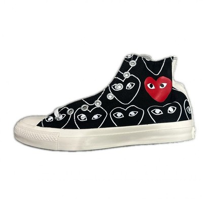Men 8.0US Play Comme Des Garcons Chuck Taylor Hi Condition Ss High Cut Sneakers