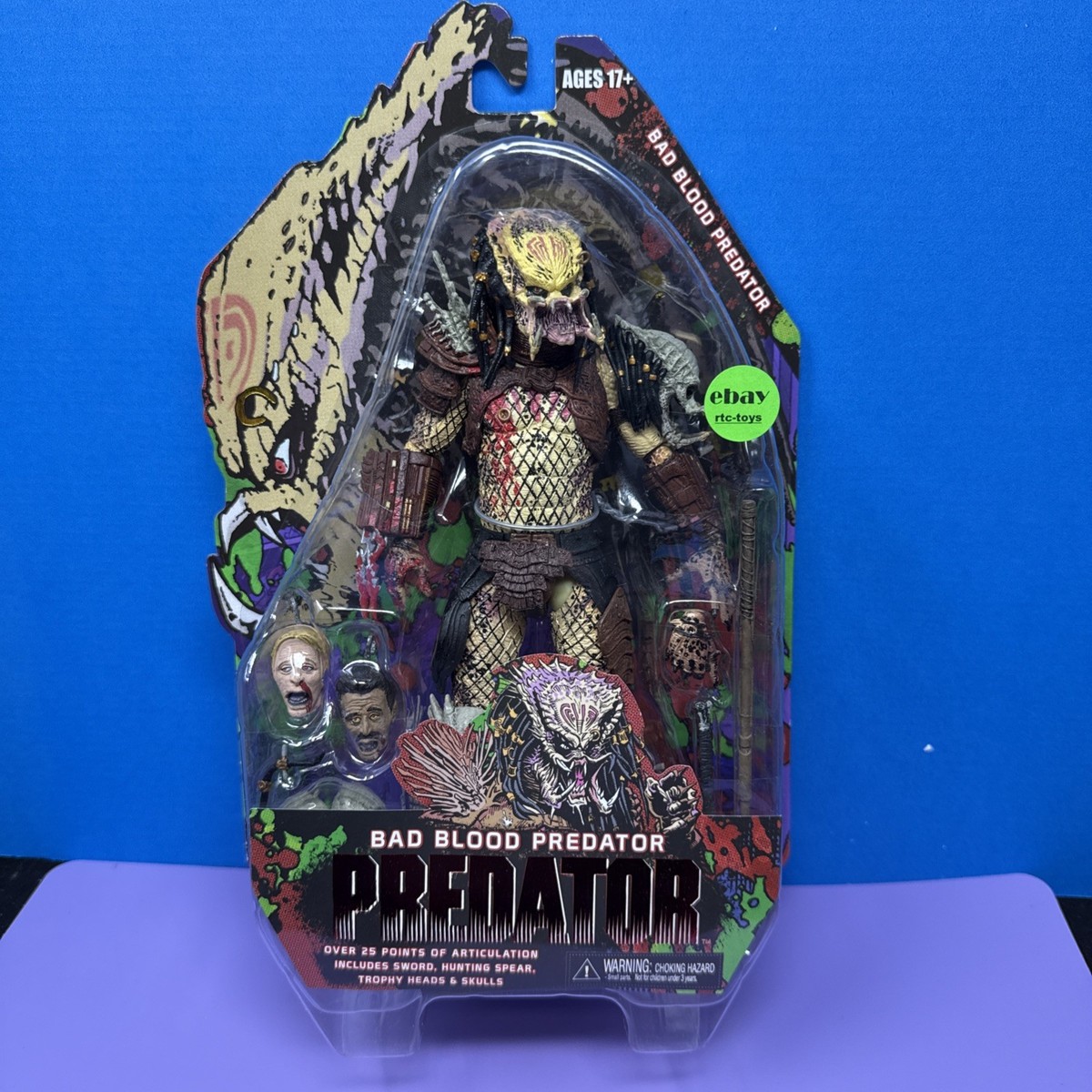 NECA Predator BAD BLOOD Predator Series 12 Figure Authentic New