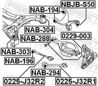 Febest ZubehöRsatz, Bremssattel GWT-F7F
