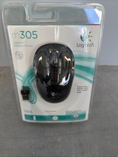 M305 Logitech New SEALED! Wireless Black Mous...