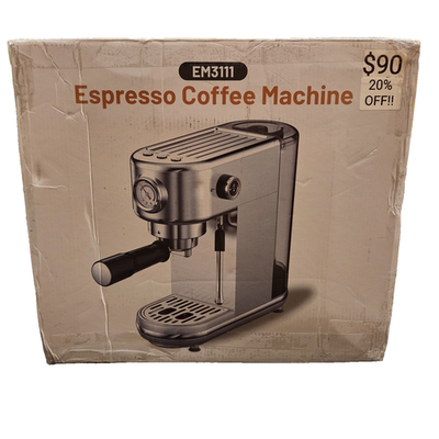#ad #ad Espresso Machine with Milk Frother High Pressure Professional New Opened Box $45.95