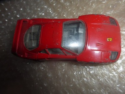 burago Ferrari F 40 - Rot - Maßstab 1:43 - Made in Italy - guter Zustand