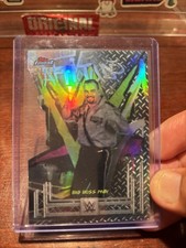 2025 Topps Finest WWE Rare Die-Cut Refractor 23/25 Big Boss Man #225 HOF