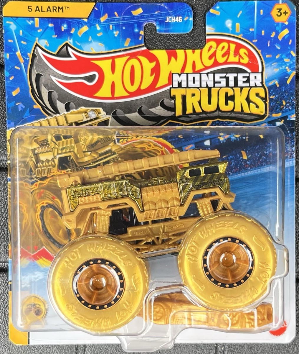 Hot Wheels Monster Trucks 5 Alarm Golden Edition 2025 Meijer