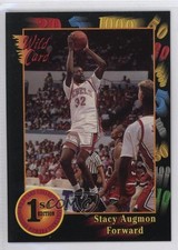 1992 Wild Card Collegiate Stacey Augmon (Name Misspelled as Stacy) #47 0xy0