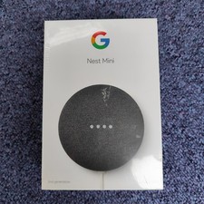 Image of Google Nest Mini 2nd Generation Charcoal NEW & SEALED Smart Speaker - Free P&P