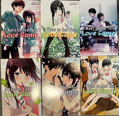 I Want to End This Love Game Manga Lot Set Vol 1-6 English VIZ Yuki Domoto