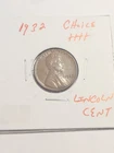 1932 CHOICE+++ LINCOLN CENT RARE