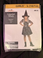 Way to Celebrate Celestial Witch Costume Girls Large 10/12 Halloween