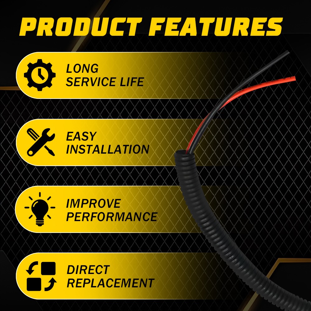 Extension Wire Pigtail Female U 9006 HB4 Two Connector Socket Harness Fog Light