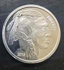 2015 1 oz .999 Silver Buffalo Round - 8 rounds total