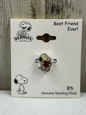 Peanuts Snoopy With Heart Pendant