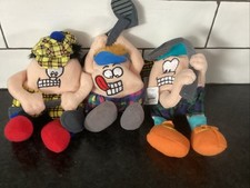 Lot Of 3 Vtg 1998 Silly Slammers Sports Golfers Golf NWT WORK