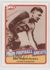 1989 Swell Football Greats Al Wolden Alex Wojciechowicz #57 0a3