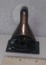 Vintage Bronze MCM Fireplace Pencil Sharpener 1970s Mid Century Modern 