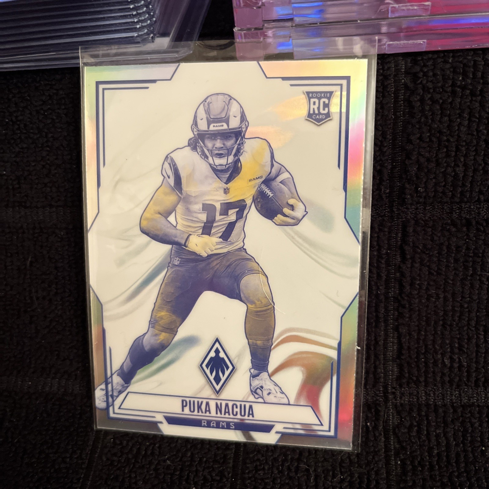 2023 Panini Phoenix - Contours Puka Nacua #CON-13 Silver Seismic (RC)