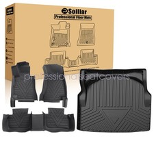 TPE Floor Mats / Trunk Cargo Liners For 2010-2016 Mercedes-Benz E W212 Sedan New