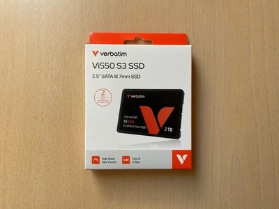 2TB Verbatim Sata SSD / Vi550 S3 / 2000GB 2.5 Zoll Interne SSD