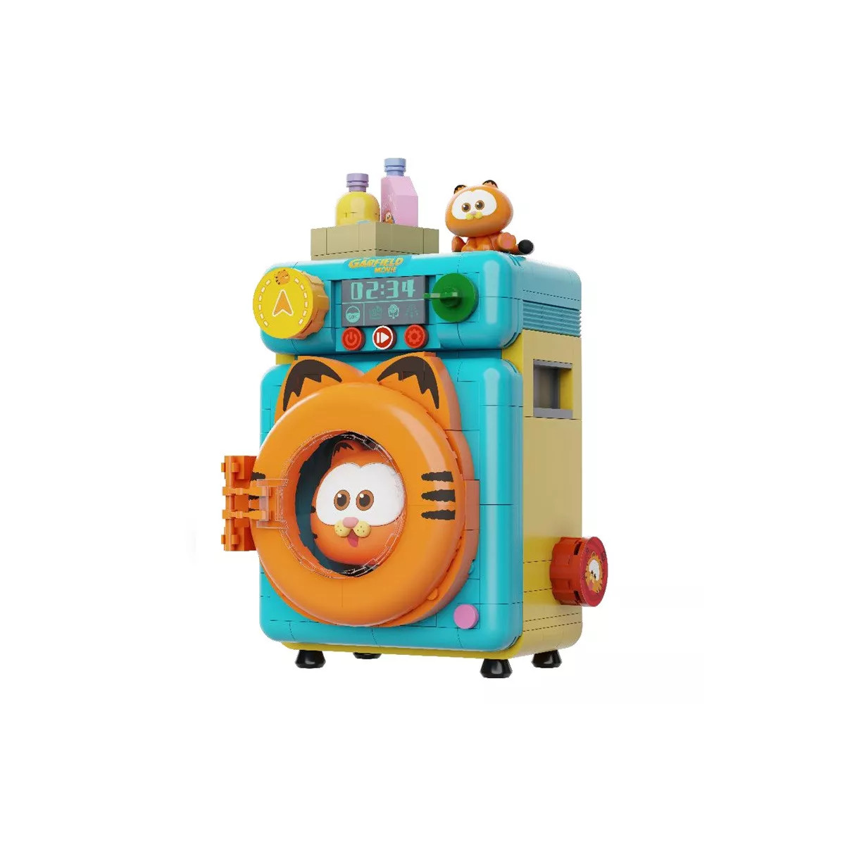 Pantasy - Garfield Fantastische Maschinen Serie - Garfield Waschmaschine (Set zu