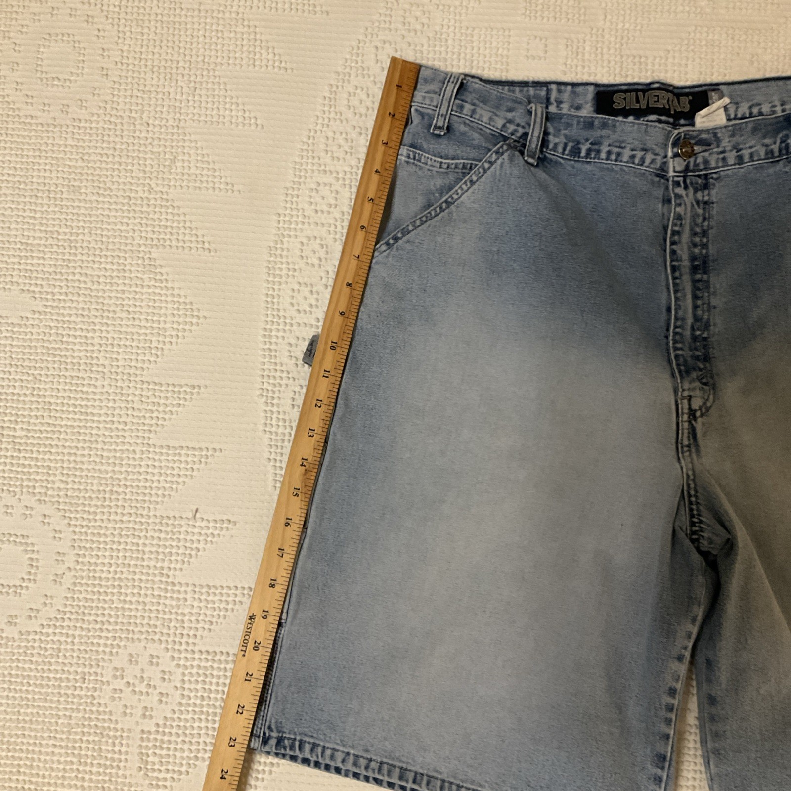 LEVIS SILVERTAB - Men’s Vintage Y2K Carpenter Blue Jean Shorts 1233 thumbnail 2