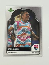 2025 Parkside NWSL Pronto Silver Parallel #72 Adriana Leon 09/10