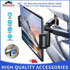 360  Car Back Seat Headrest Mount Tablet Holder for 4.7-12.9" iPad Phone Samsung