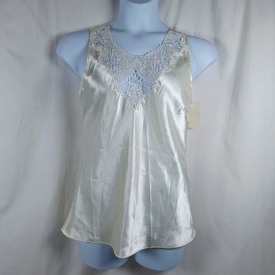 NEW NWT Sleepwear Daywear By Cinema Etoile Size L Lace Satin Cami Lingerie NWT