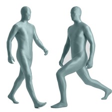 Mens Full Body Spandex Stretch Jumpsuit Zentai Cosplay Halloween Costume Outfit