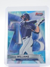 CARSON WILLIAMS 2025 BOWMAN'S BEST TOP PROSPECTS AQUA LAVA /199 RAYS Q2045