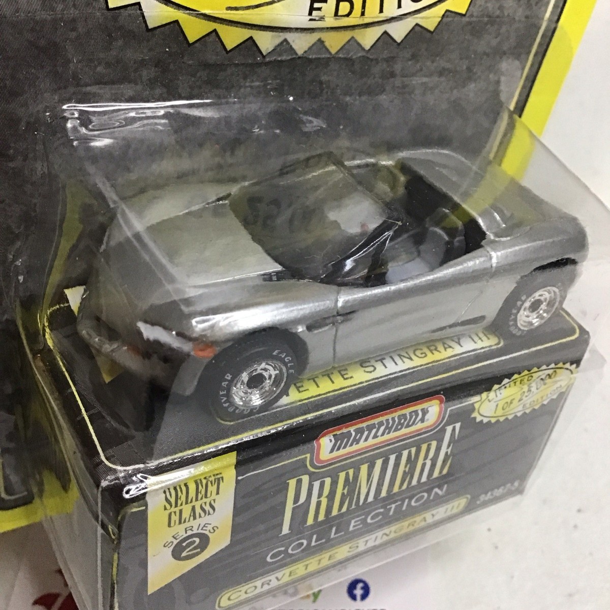 Matchbox Premiere Collection Select Class Silver Corvette Stingray