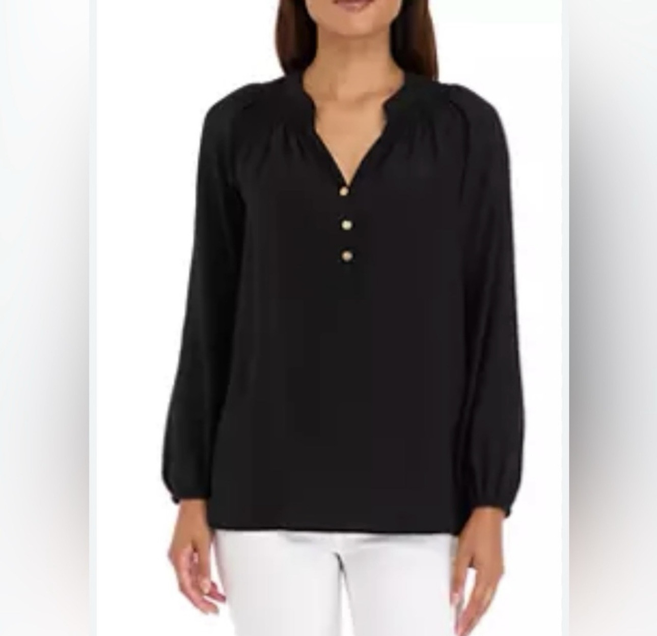 Southern Frock Blouse Black Size Small